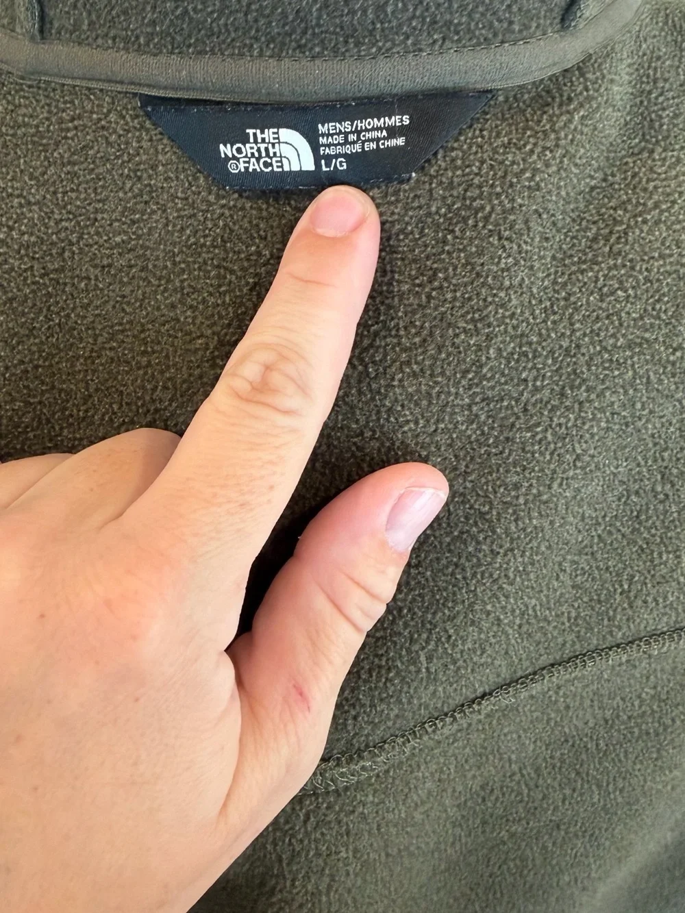 THE NORTH FACE Apex Risor Softshell Jacket - Men’s Size Large Green *STAINS*